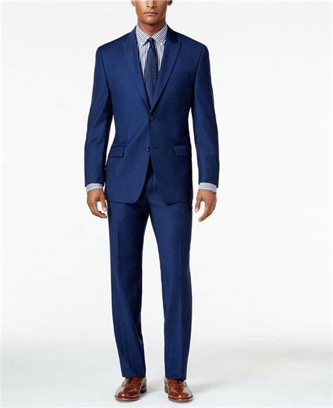 michael kors suits classic blue|Michael Kors modern tailored pants.